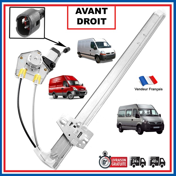 Fensterheber Master 2 Movano Daily Interstar Mascott Vorne Rechts Passagier-image