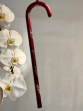 Handblown Glass Candy Cane Ornament 12 inches