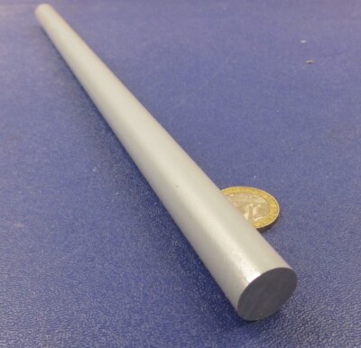 CPVC Round Rod, Gray, .500'' (1/2'') Diameter x 12'' Length