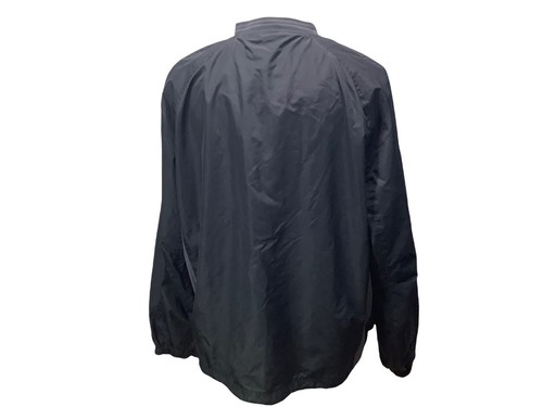 Black Sport Tek Long Sleeve 2XL V Neck Pullover Mens Sweater Pockets Side Zip - Picture 3 of 8