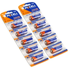 10pcs 23A A23 LRV08 MN21 L1028 8F10R Alkaline 12V Batteries For Key Fobs PKCELL