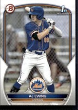 2023 Bowman Draft #BD-152 AJ Ewing