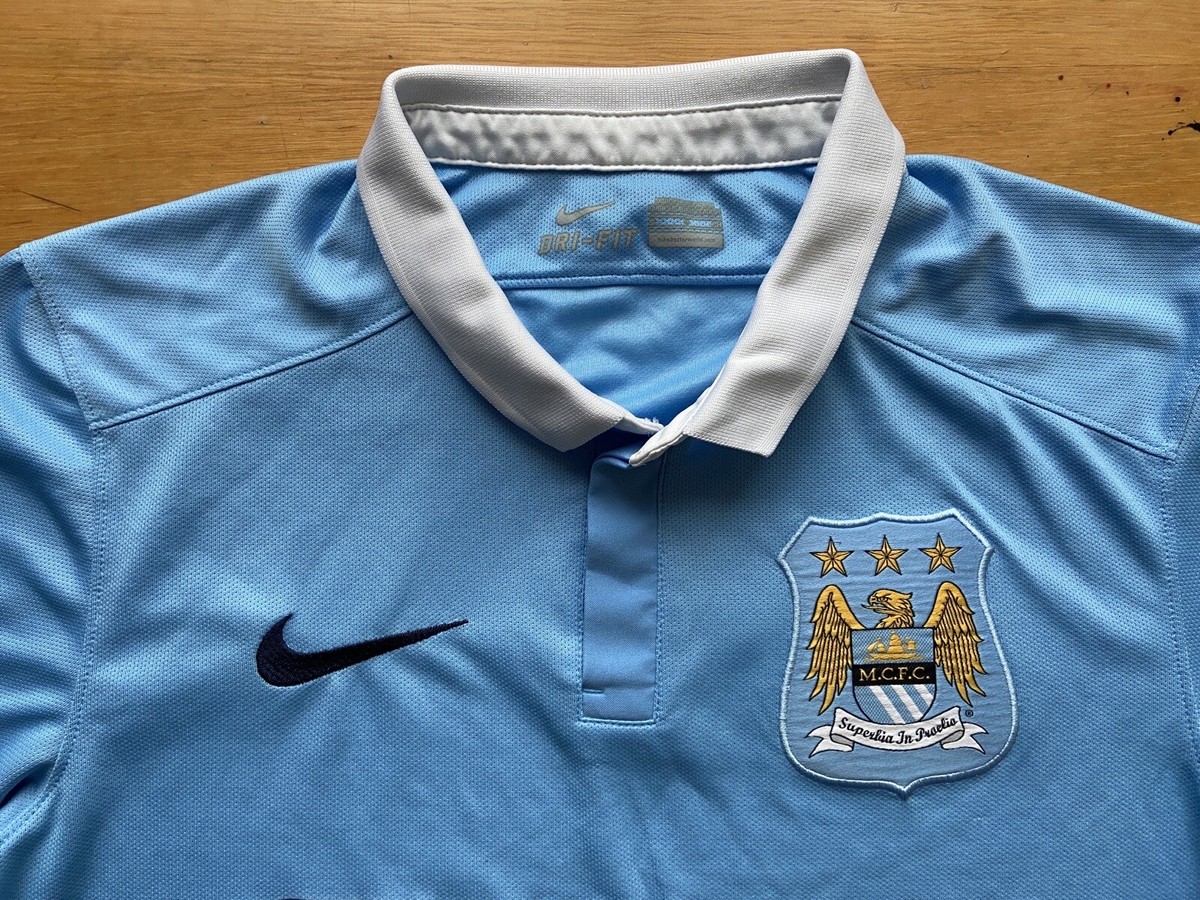 パ*ン様 NIKE Manchester city 2015-16 ゲームシャツ MANCHESTER CITY 2015 2016 HOME SHIRT JERSEY NIKE 658886-489 #10