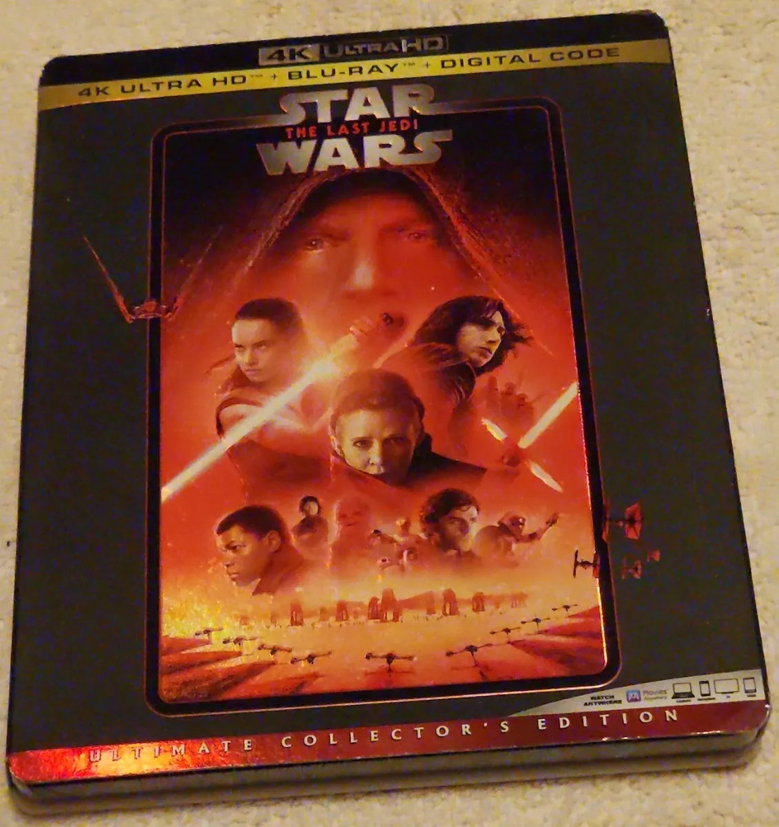 Star Wars VIII - The Last Jedi (4K UHD + Blu-ray Steelbook) Brand