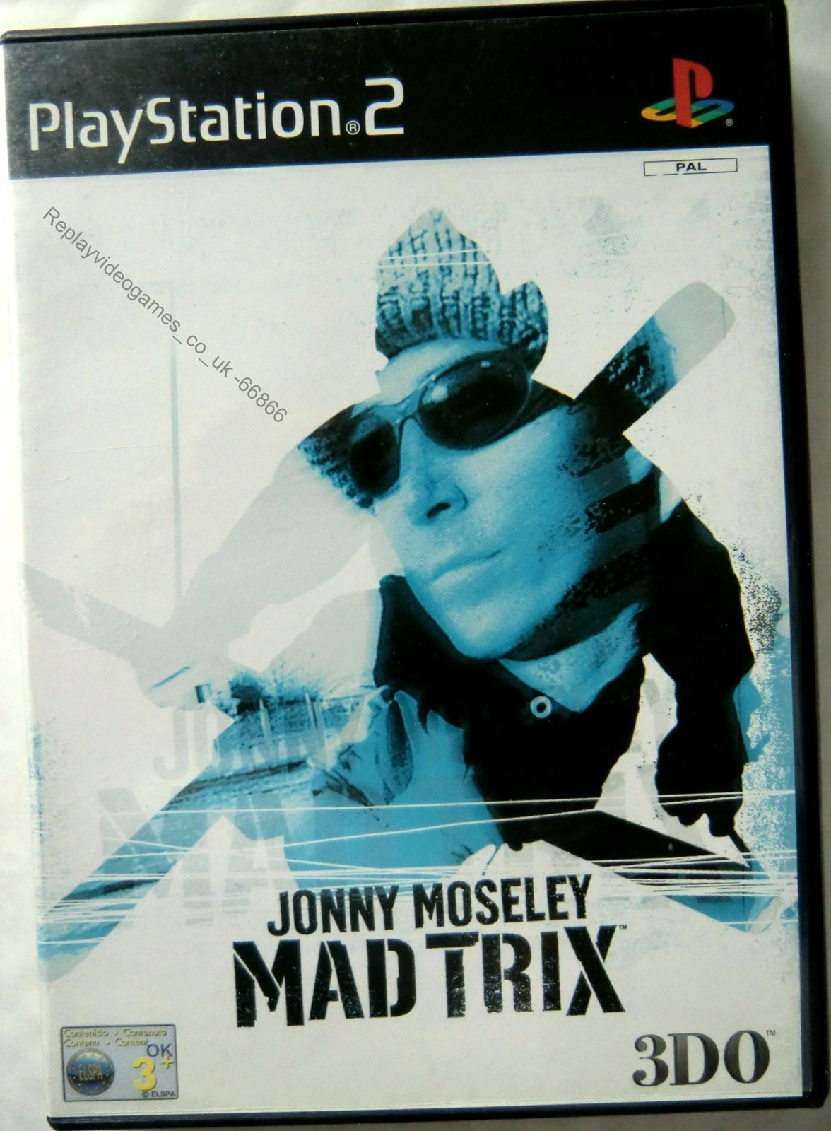 66866 Jonny Moseley Mad Trix - Sony PS2 Playstation 2 (2001) SLES 50362