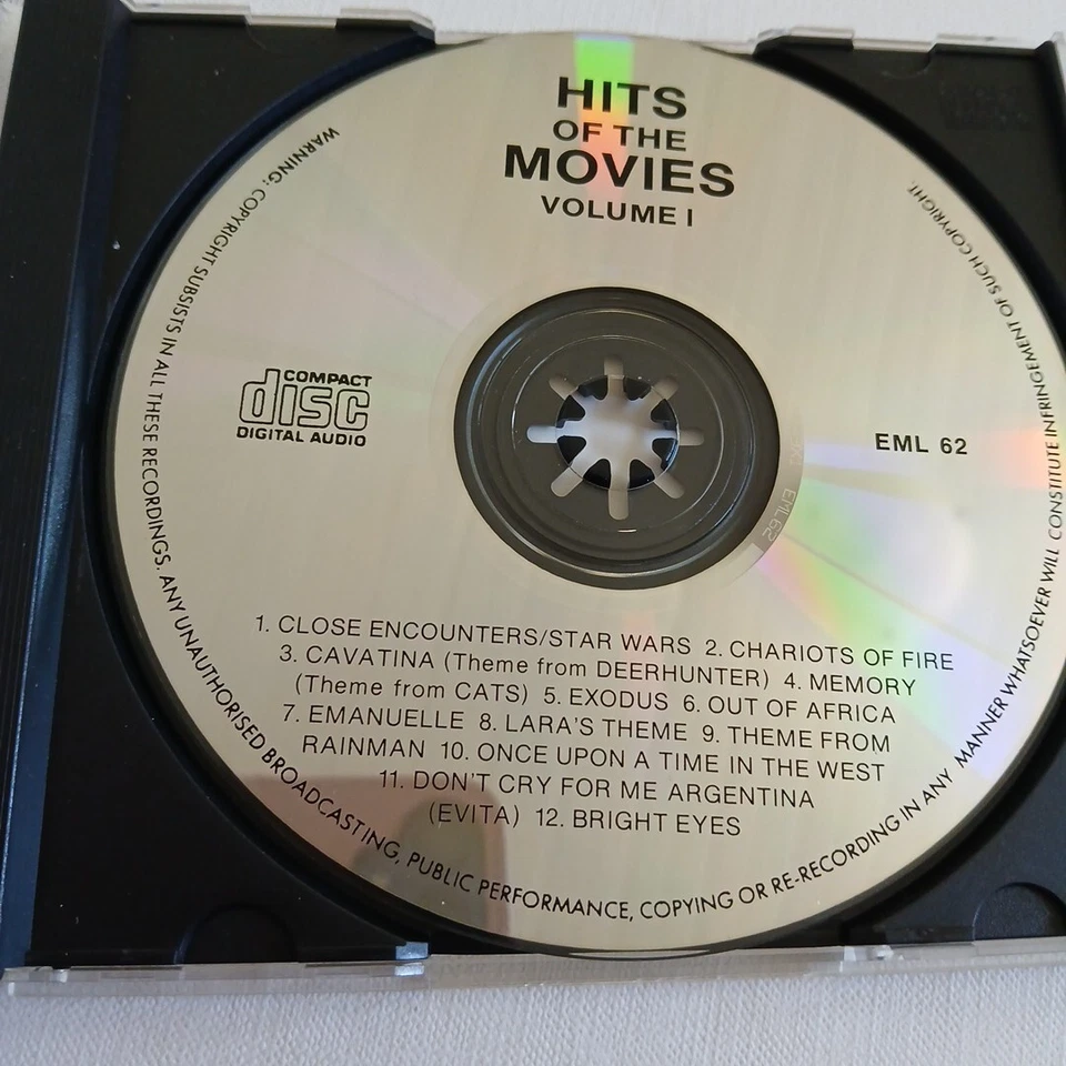 Hits of the Movies Volume 1 - CD - Image 3 of 3