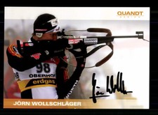 J&ouml;rn Wollschl&auml;ger Autogrammkarte Original Signiert Biathlon + A 240857