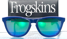 Oakley Frogskins Purple Navy POLARIZED Galaxy Jade Mirror Lens Sunglass 9013-G5