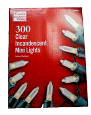 300 CLEAR INCANDESENT MINI LIGHTS CHRISTMAS HOME ACCENTS HOLIDAY NEW nomostang 