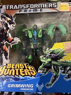 Transformers Hasbro Grimwing Prime Beast Hunters G1 Predacon MISB