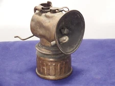 Justrite Victor Miners Carbide Cap Lamp With Patent Applied For Made in USA