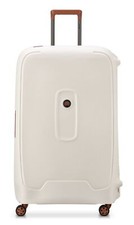 DELSEY PARIS Moncey 4 Double Rolls Trolley 82 Trolley Angora crema marrone chiaro nuovo