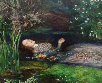 Print or Canvas -  Ophelia by Sir John Everett Millais