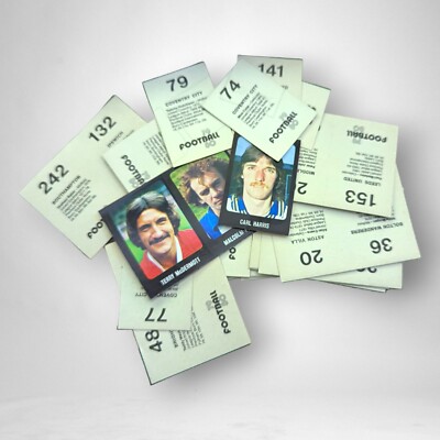 Pick what you need! Football 79/80 Stickers Good Condition