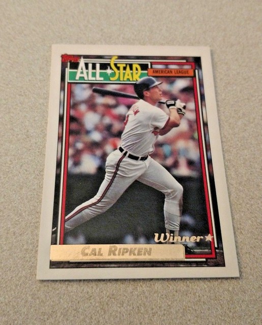 1992 Topps Gold Winners 400 Cal Ripken Jr. Baltimore Orioles eBay