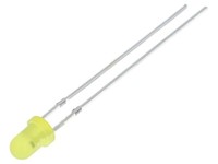 2X OSY5JS3164A Led 3 Mm Gelb 220-330Mcd 60° 3-5V 20Ma AusfüHrung: Blinkend Optos