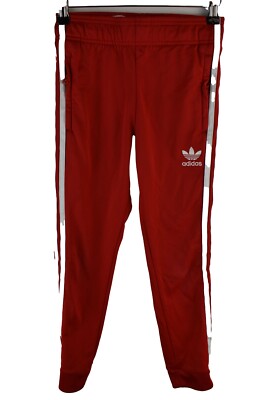 Adidas rote Jogginghose Größe 8-9Y Jungen Kinder Freizeit Outdoor Oberbekleidung