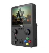 3.5Inch Built-in 10000+ Games Handheld X6 Retro Game Console 32GB Dual Joystick