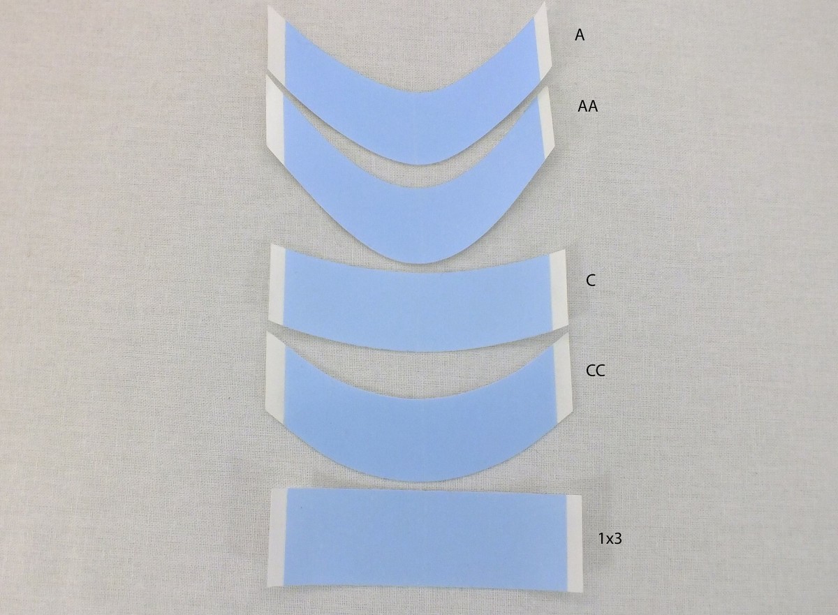 Walker Lace Front Tape 36 Pc Blue Liner CHOOSE A AA C CC 1 x 3