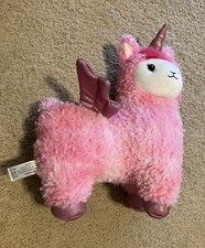 FAO Schwartz Glow Brights Plush LED Toy With Sound Pink Llamacorn