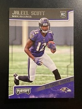 2018 Panini Playoff Football Jaleel Scott #235 Ravens Rookie
