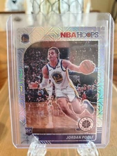Jordan Poole 2019-20 Hoops Premium Stock #223 RC Silver Mojo Prizm Rookie Card