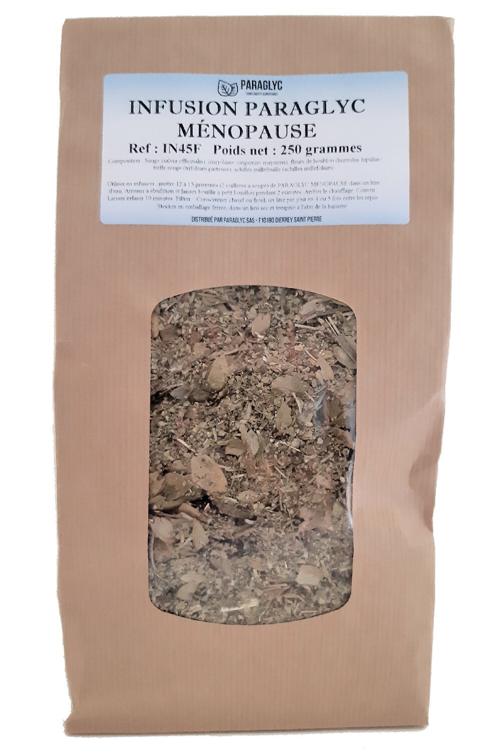 Infusion ménopause IN45D tisane plantes vrac sachet 1 kg confort féminin