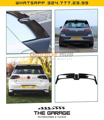 SPOILER OETTINGER MOD. für Golf 7 / 7.5 Standard / R-LINE SCHWARZ glänzend