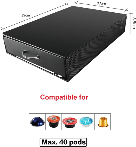 Cassetto Porta Cialde Caffè,Porta Capsule per Caffè Compatibile Con Lavazza Mio, - Foto 3 di 12