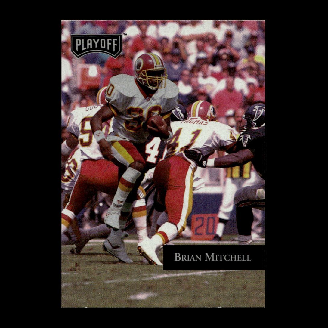 Brian Mitchell 1992 Playoff Washington Redskins #83 R323A 98