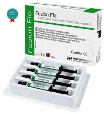 PREVEST DENPRO FUSION FLO-Light Cured Nano Hybrid Flowable Composite 4x2gm