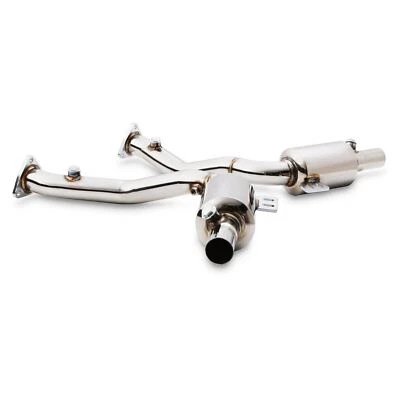GRAVITY SCARICO INOX SCARICO POSTERIORE DECAT DOWNPIPE PER PORSCHE BOXSTER 986 2.5 2.7