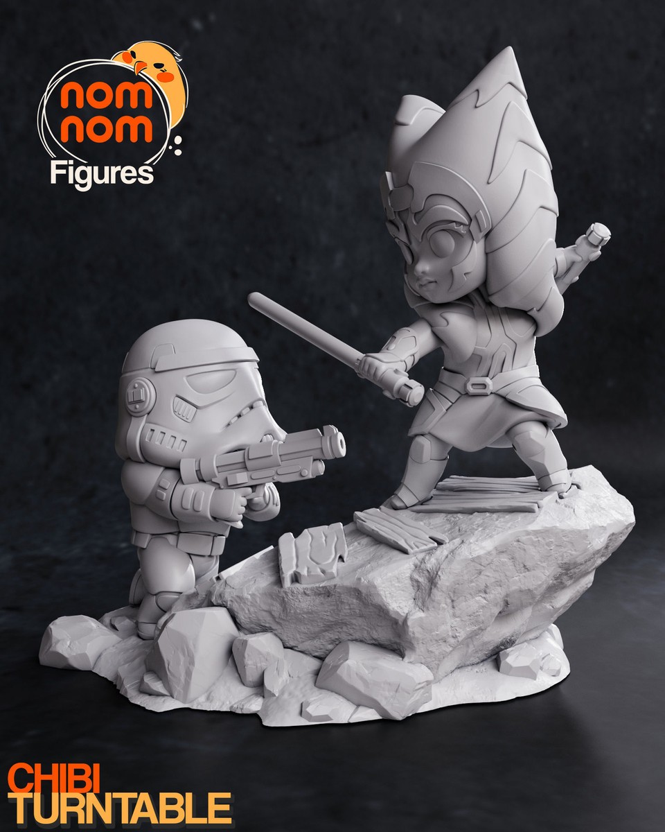 Chibi Ahsoka Tano Resin Figure / Statue various sizes | eBay
