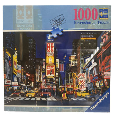 Ravensburger Times Square New York City 1000 Piece Jigsaw Puzzle NIB