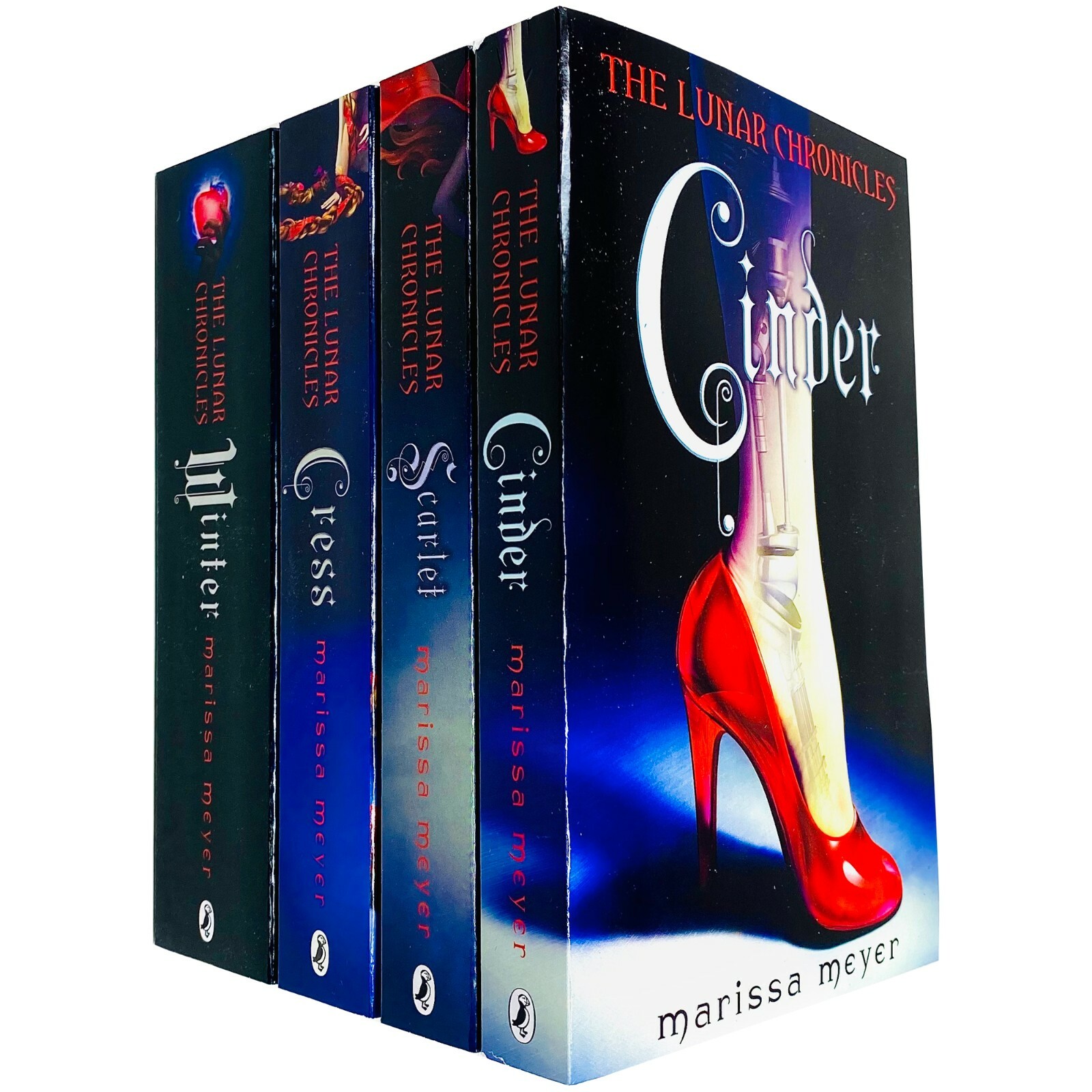 Lunar Chronicles Series 4 Books Collection Set By Marissa Meyer Cinder,Winter