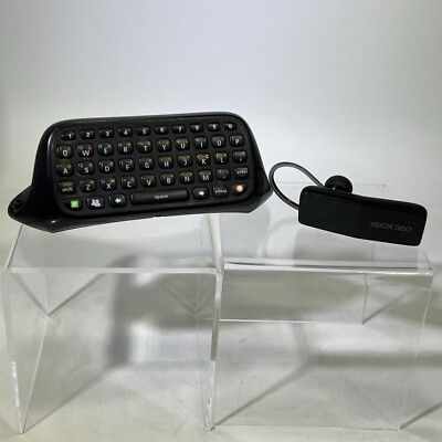 Official OEM Microsoft Xbox 360 Chatpad & Microsoft OEM Bluetooth Headset #ML