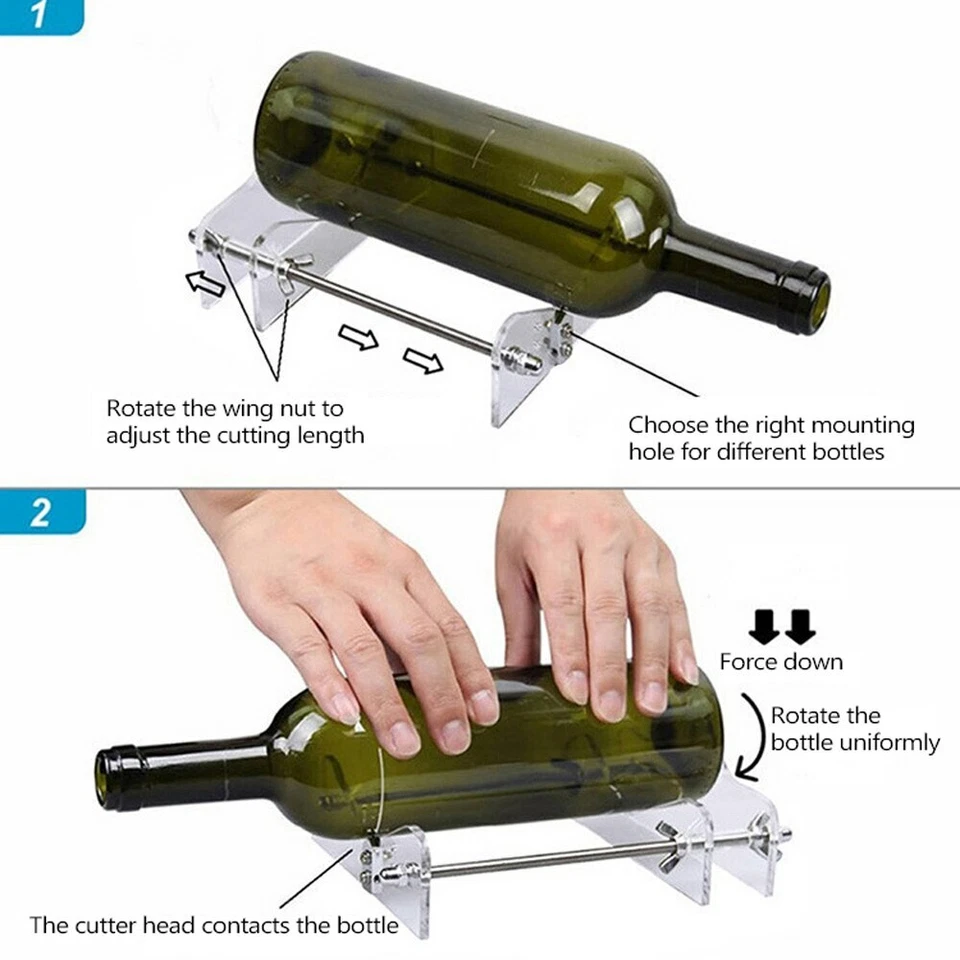 Glass Bottle Cutting Tool Wine Bottle Cutting Glass Knife Wine Bottle Cutter - Imagen 3 de 4