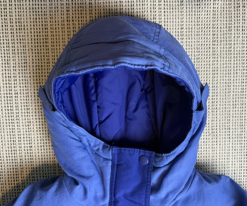 Columbia Sportswear Niñas 14/16 Azul Invierno Abrigo Chaqueta Cremallera Completa Bolsillos con Capucha Foto 3 de 4