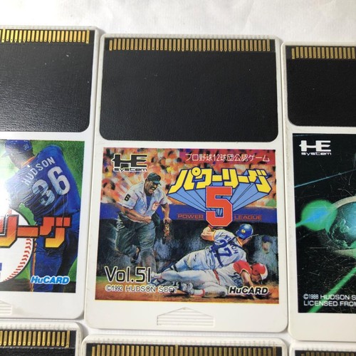 PC Engine HuCARD software 10-piece set, operation unconfirmed - Picture 4 of 14
