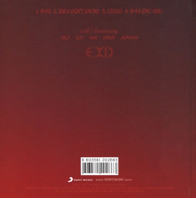 EXID X: 10TH ANNIVERSARY SINGLE NEW CD