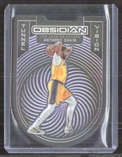Anthony Davis 2020-21 Obsidian Tunnel Vision Etch Purple Lakers #20 59/75