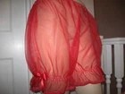 Nylon Pantaloons lace Sheer red plus size Adult Knickers bloomers feminine Sissy