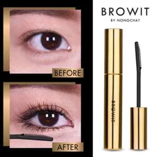 BROWIT By nongchat My Everyday Mascara  Long lasting Waterproof Special Brush