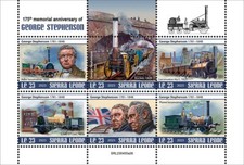2024 03- SIERRA LEONE - GEORGE STEPHENSON          6V  complet set    MNH ** T