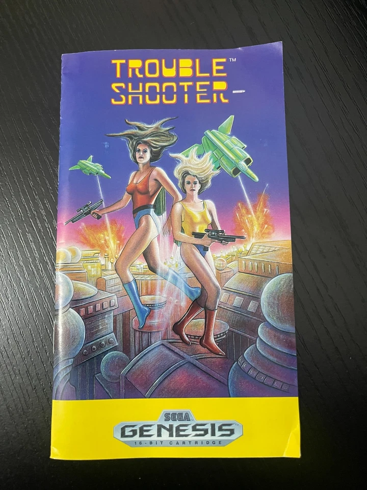 Sega Genesis - Trouble Shooter Complete CIB With Manual VGC NTSC - Image 4 of 4