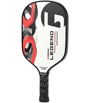 GAMMA Legend NeuCore Pickleball Paddel mit Wabengriff weiß Synthetik