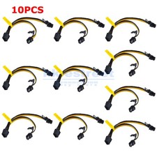 10 PACK 8 Pin to Dual 8 6 2 Pin PCI-e Adapter Power Supply Cable VGA GPU 18AWG