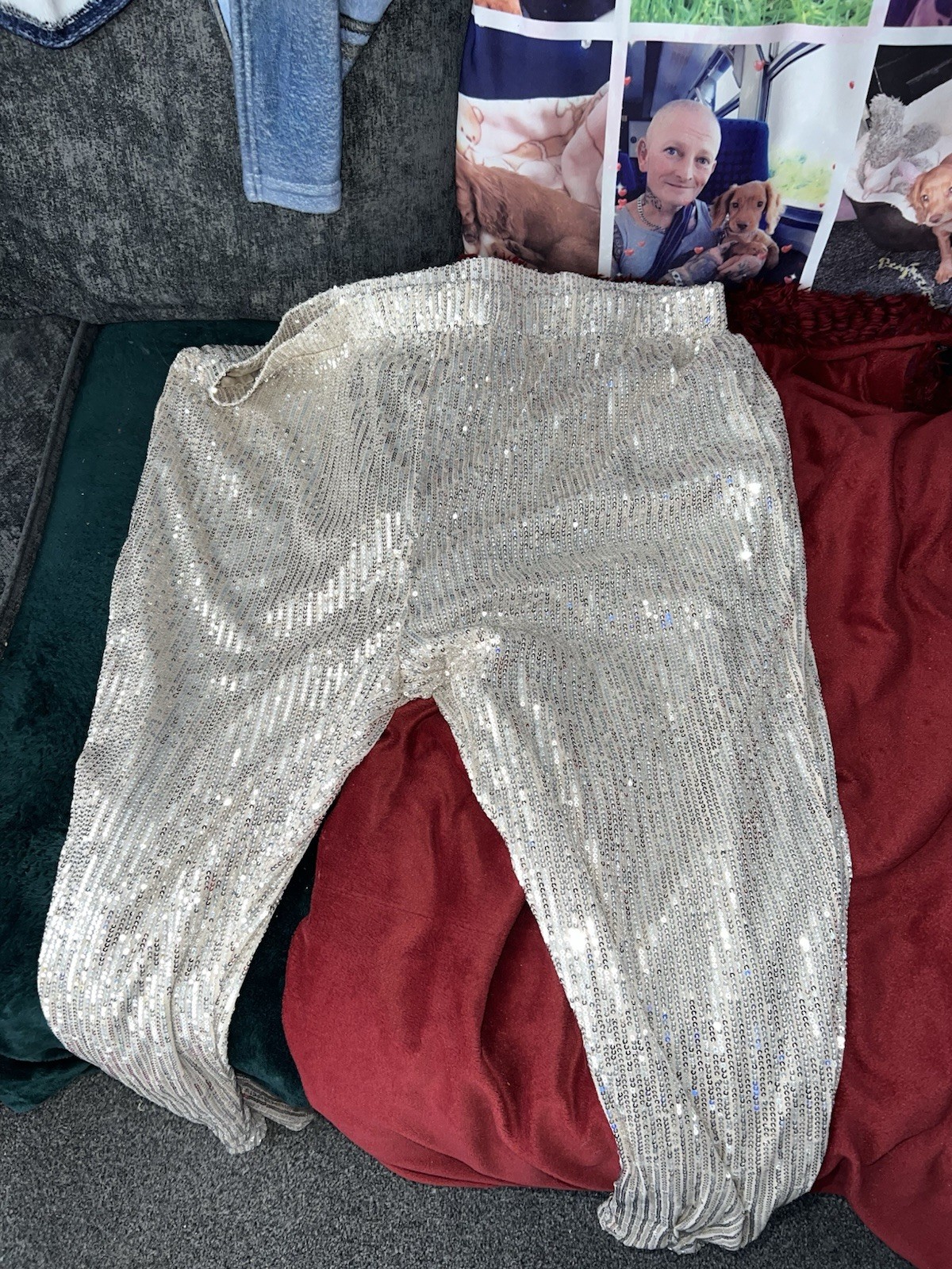 Sequin Trousers