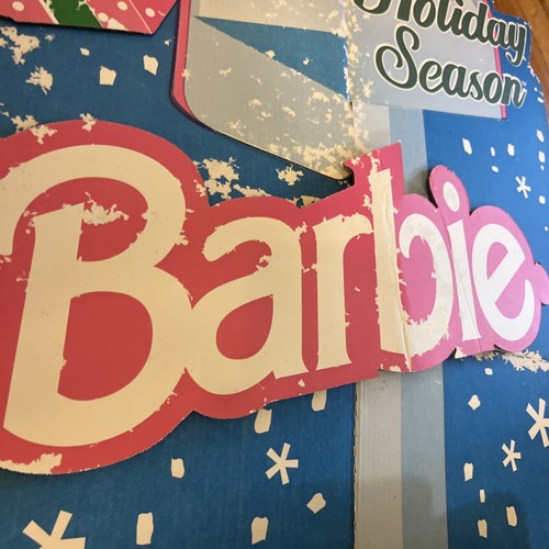 Vintage Barbie Store Display Schild 1996 Karton Laden Deko rosa Puppe - Bild 5 von 9