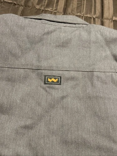 Walls Men's Lumberton Jack Shirt Jacket with Body Armor Fiber Lined Gray Size L image 14